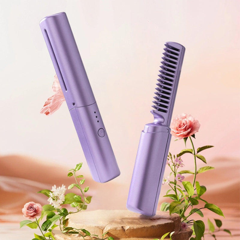 Mini Electric Comb / Mini 2-in-1 Styler and Straightener