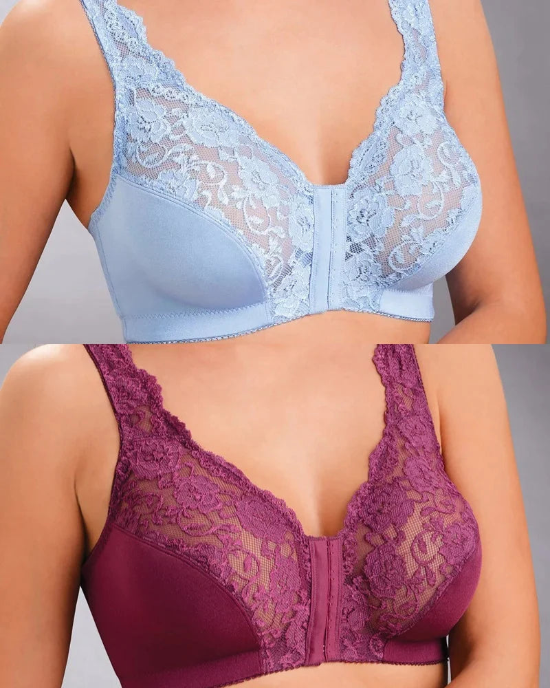 💖Front Hooks, Stretch-Lace, Super-Lift And Posture Correction – ALL IN ONE BRA!