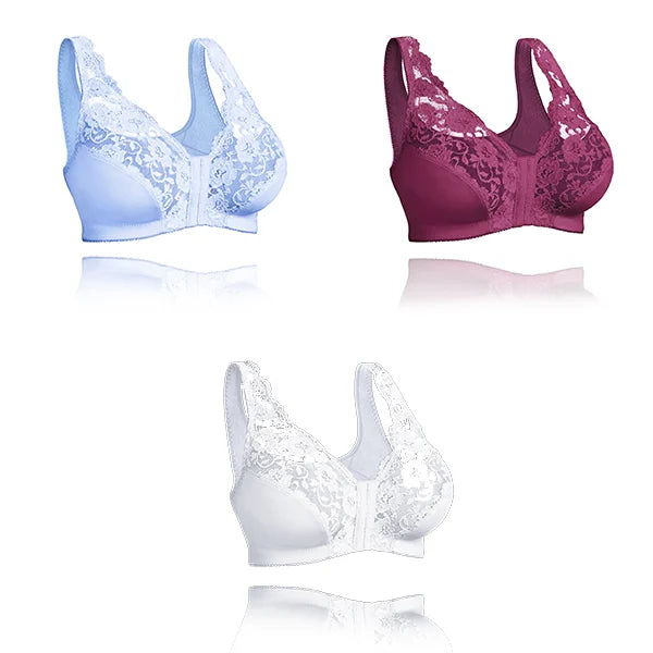 💖Front Hooks, Stretch-Lace, Super-Lift And Posture Correction – ALL IN ONE BRA!