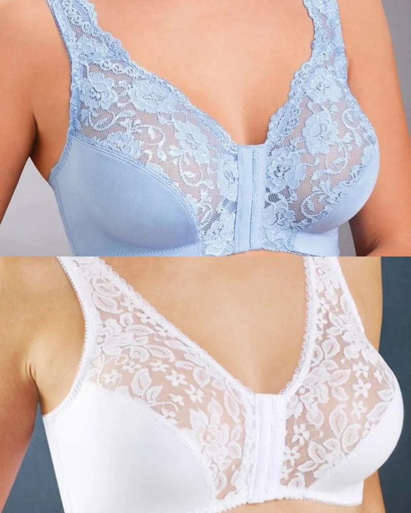 💖Front Hooks, Stretch-Lace, Super-Lift And Posture Correction – ALL IN ONE BRA!