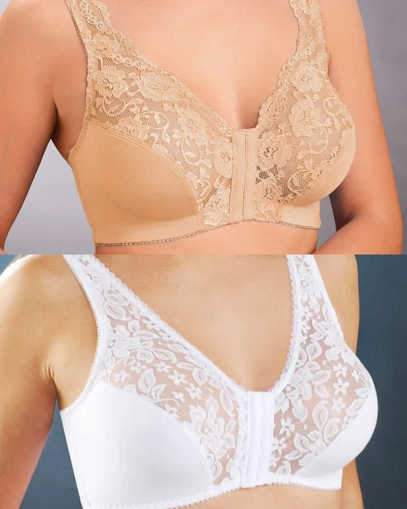 💖Front Hooks, Stretch-Lace, Super-Lift And Posture Correction – ALL IN ONE BRA!