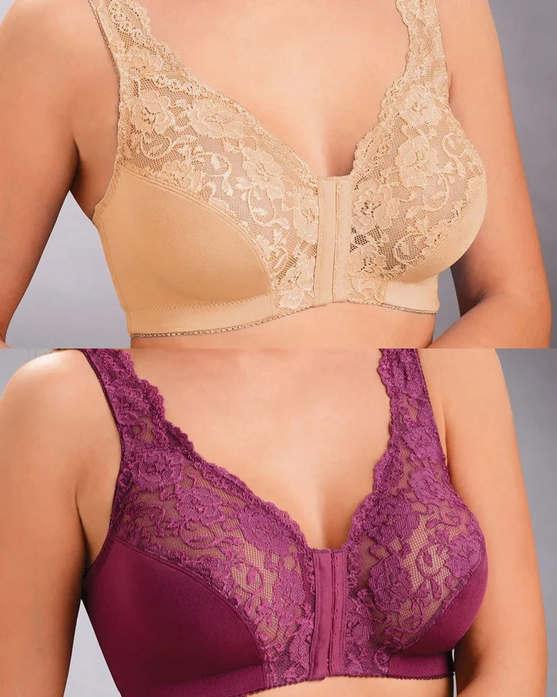 💖Front Hooks, Stretch-Lace, Super-Lift And Posture Correction – ALL IN ONE BRA!