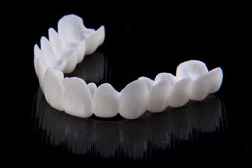 Adjustable Whitening Fake Invisible Holeless Braces