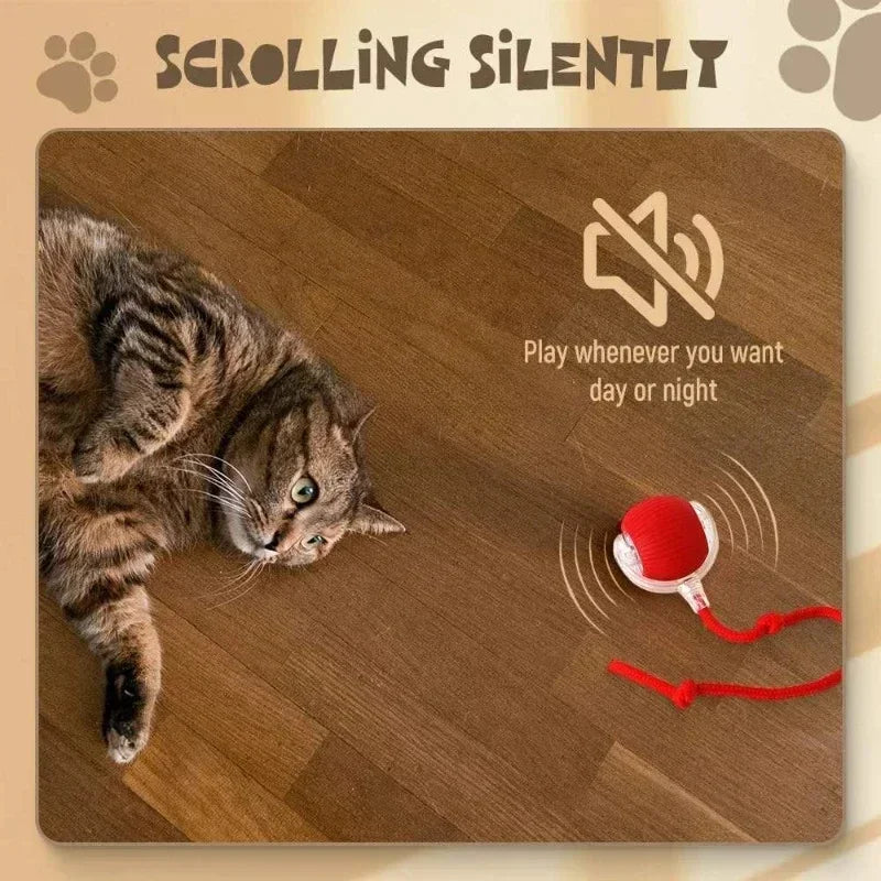 Rechargeable Smart Pet Interactive Rolling Ball- Buy 1 get 1 free