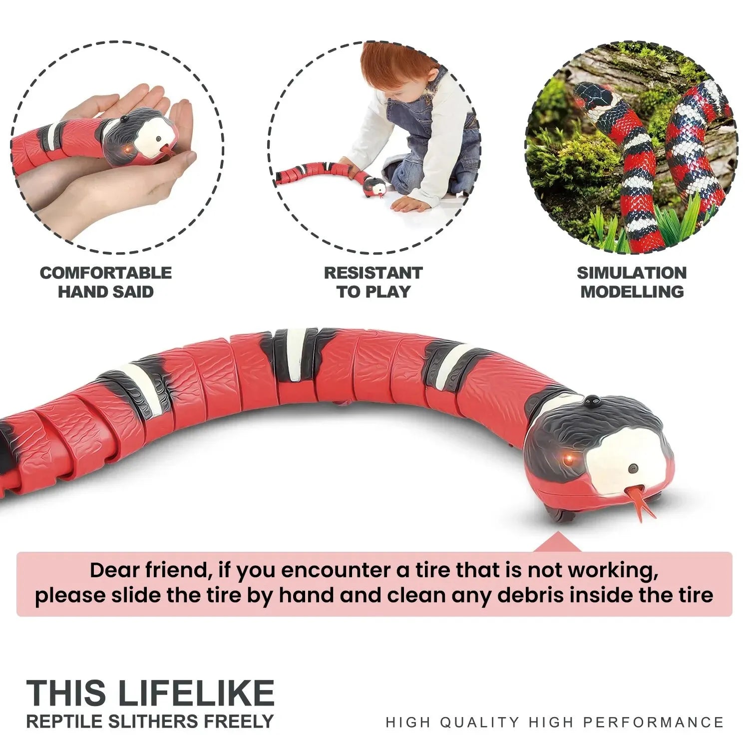 Smart Sensing Cat  Interactive Snake -Buy 1 get 1 free