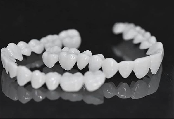 Adjustable Whitening Fake Invisible Holeless Braces