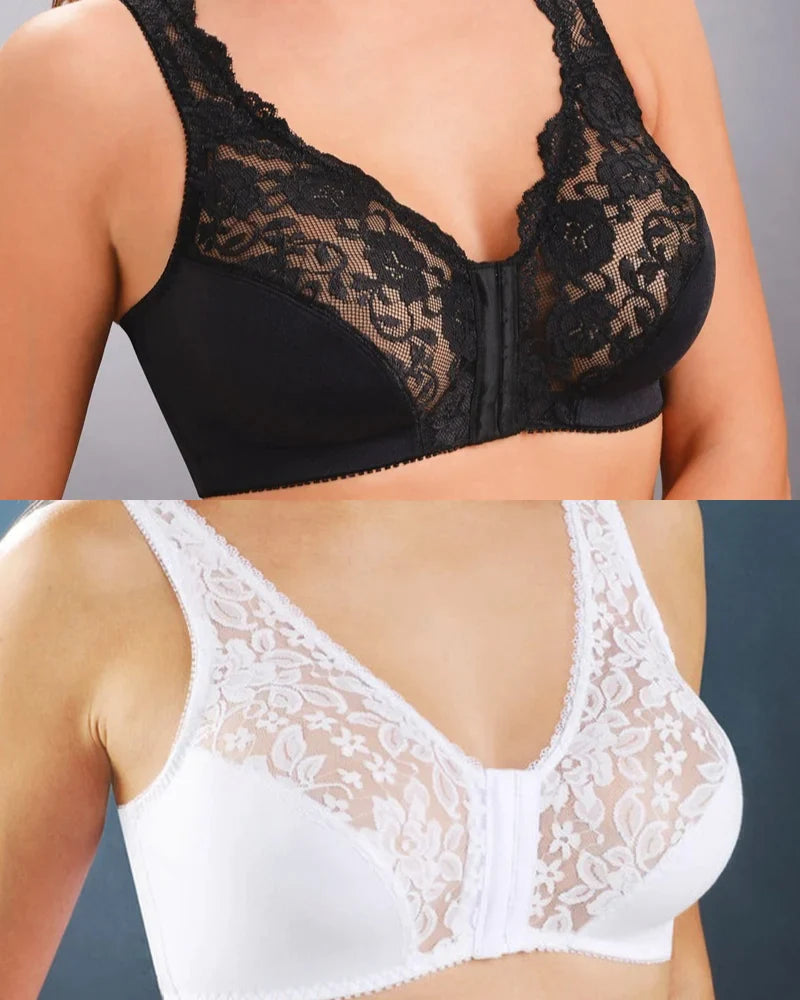 💖Front Hooks, Stretch-Lace, Super-Lift And Posture Correction – ALL IN ONE BRA!