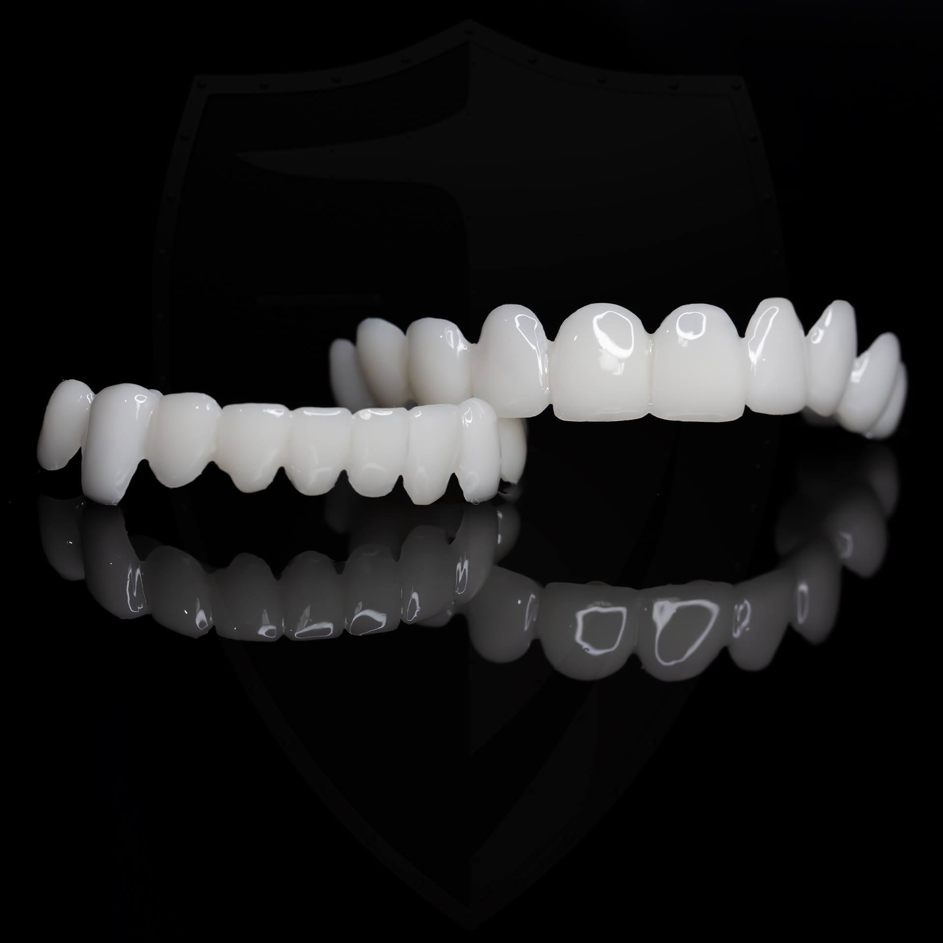 Adjustable Whitening Fake Invisible Holeless Braces