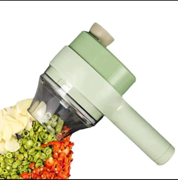 Handheld Vegetable Cutter, 4 in 1 Electric Chopper